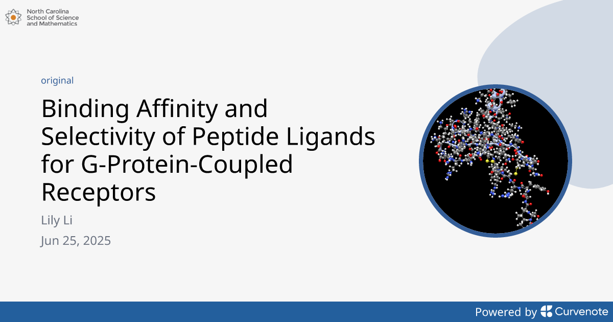 Binding Affinity and Selectivity of Peptide Ligands for G-Protein ...