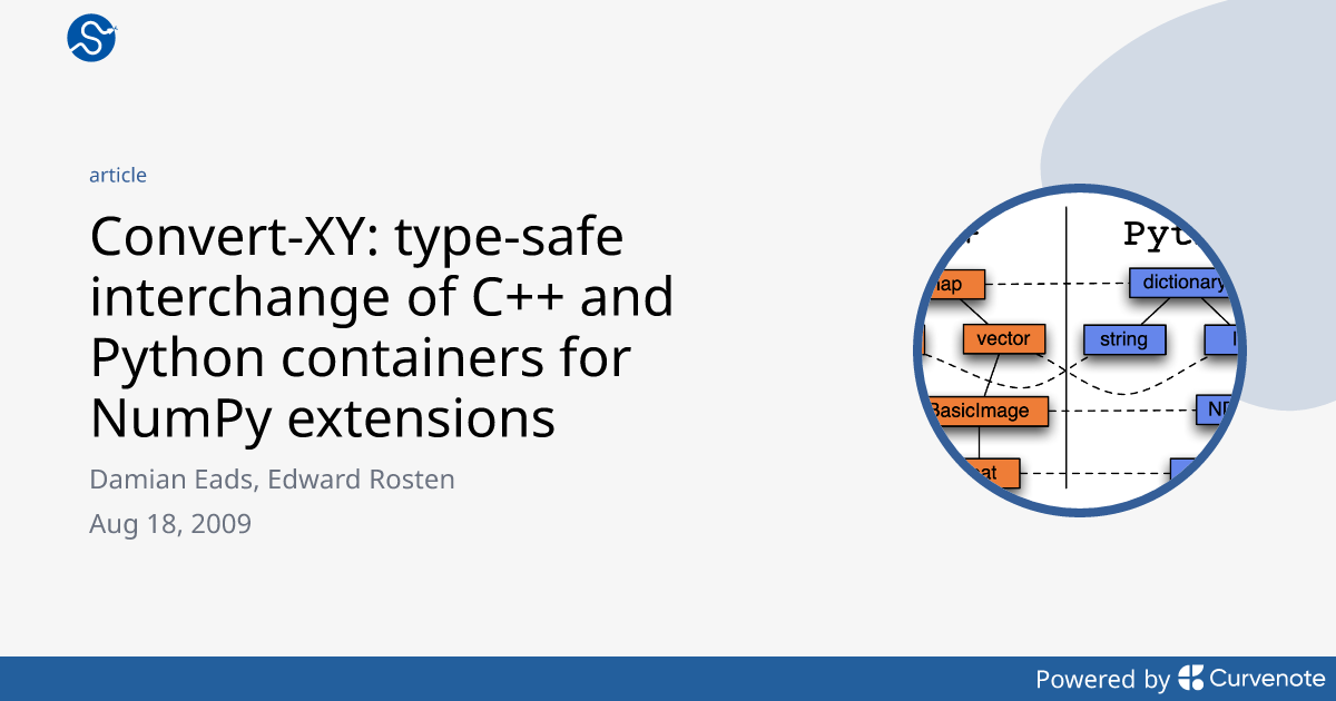 Convert-XY: type-safe interchange of C++ and Python containers for ...